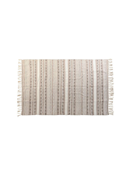 DKD Home Decor Rug Rectangular with Fringes Boho