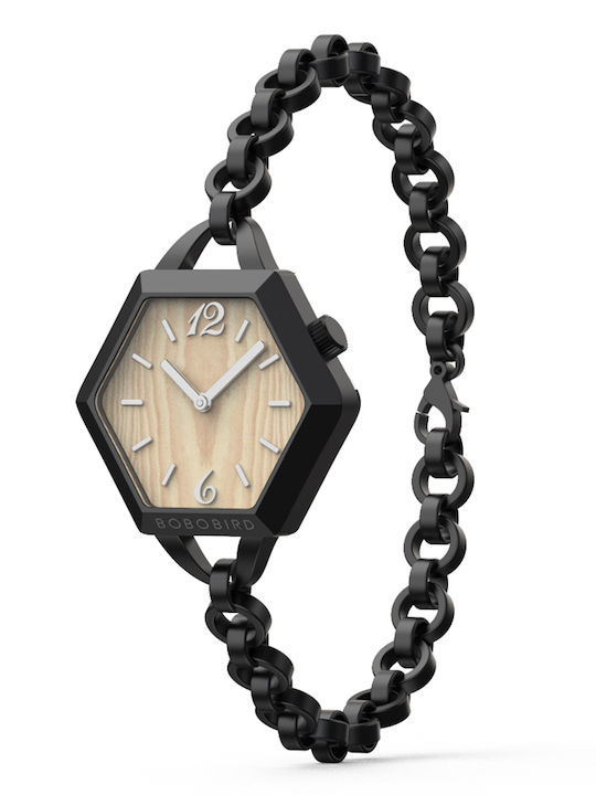 Bobo Bird Watch Battery with Wooden Bracelet