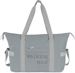 Walking Mum Wickeltasche Krankenhaus Schulter/Hand Xl Weekend Gray 55x25x30cm.