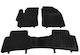 Rezaw Plast Set of Front and Rear Mats 3pcs Tray Type for Toyota Corolla 2018+ Black