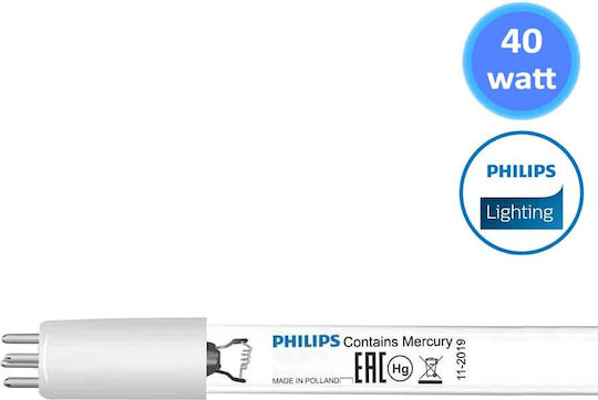 Philips TUV T5 40W 4P-SE (4pin) Ανταλλακτική Λάμπα UV για Φίλτρα Νερού 51-0050