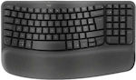 Logitech Wave Keys Fără fir Doar tastatura Engleză US Gri