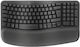 Logitech Wave Keys Kabellos Nur Tastatur Englisch US Gray