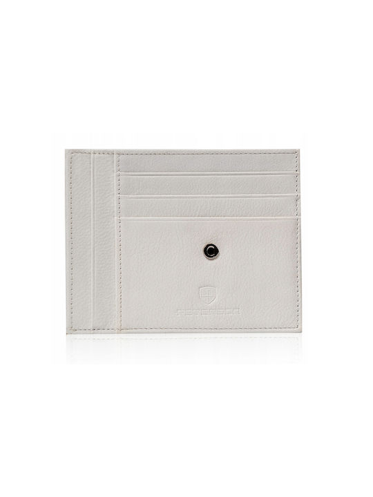 Peterson Men's Leather Card Wallet White