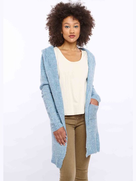 E-shopping Avenue Women's Cardigan LIGHT BLUE