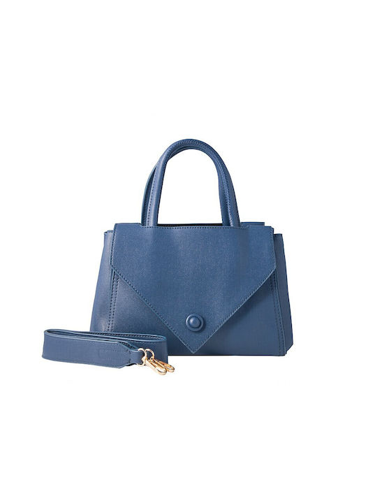 V-store Women's Bag Hand Navy Blue