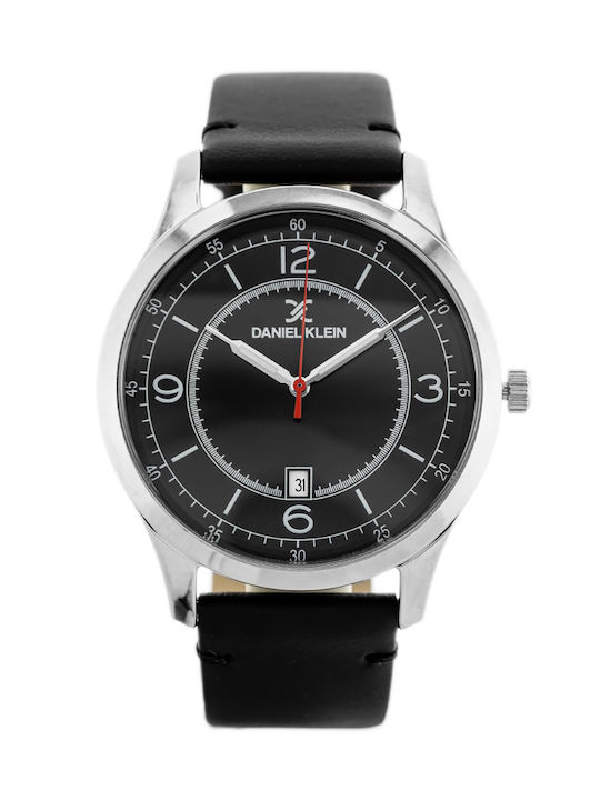 Daniel Klein Watch Battery in Black / Black Color