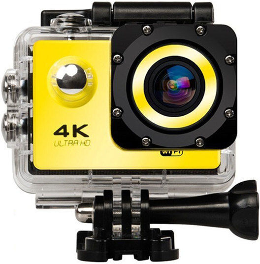 PRO 32GB Action Camera 4K Ultra HD Υποβρύχια με Οθόνη και Wi-Fi Μωβ