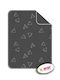Kidslife Pătură Pepinieră Swaddling pături Pique Gri 75x100cm