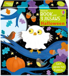 Book And 3 Jigsaws: Halloween