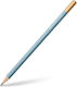 Faber-Castell Pencil B with Eraser Light Blue