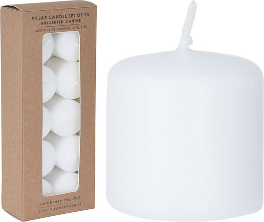 White Pillar 10 Pieces