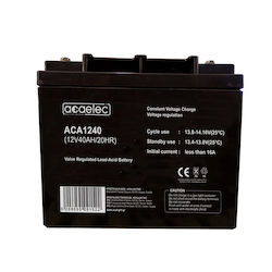 Aca Μπαταρία 12V 40Ah C20 ACA1240