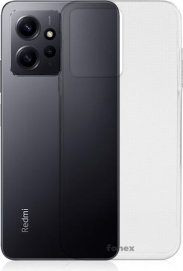 Fonex Back Cover Σιλικόνης 0.2mm Διάφανο (Xiaomi Note 12)