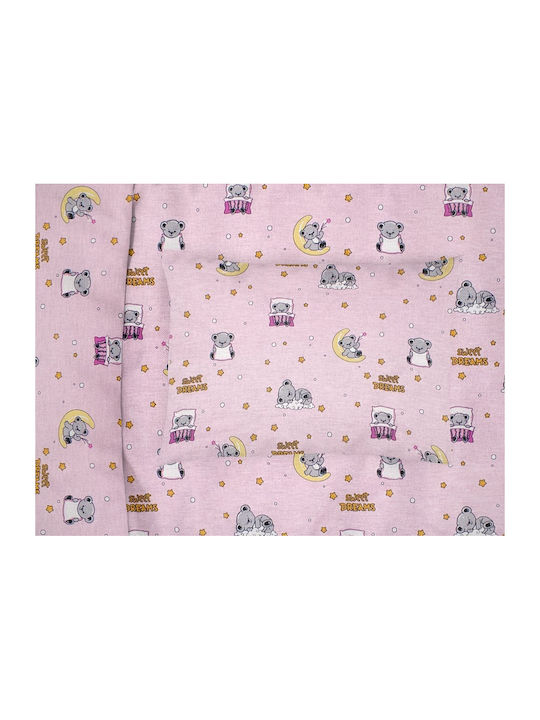 Dimcol Kids Cotton Pillowcase 50x70cm Pink