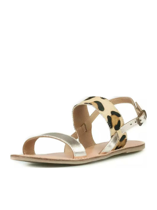 Adam's Shoes Women's Flat Sandals Brown