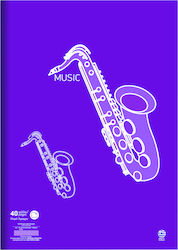 A&G Paper Music Notebook A4 40 Paper Sheets Multicolour A&G Paper Music Notebook A4 40 Paper Sheets Multicolour