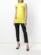 Women's Athletic Blouse Sleeveless Yellow