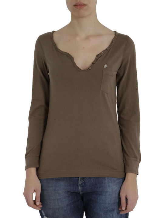 Oxbow Bluze Damă Culoare Khaki Oxbow Bluze Damă Culoare Khaki