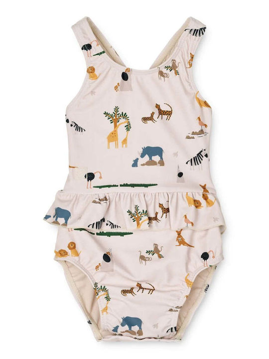 Liewood Amina All Together Kids Swimwear One-Piece Sandy LW15415 All Together 62cm