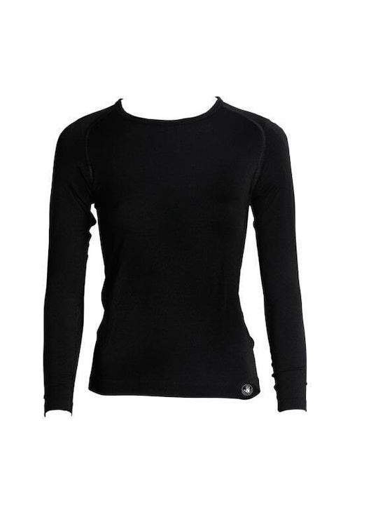Body Glove Γυναικεία Ισοθερμική Μακρυμάνικη Μπλούζα Μαύρη