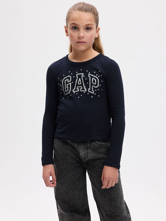 GAP Kids Blouse Long Sleeve Blue