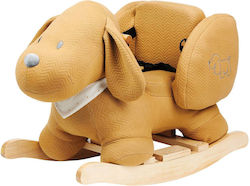 Nattou Alice Fabric Rocking Toy Dog for 36+ months Brown