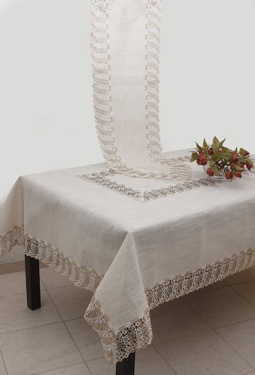 Ilis Home Rotunde No.42002 Linen 170x170cm