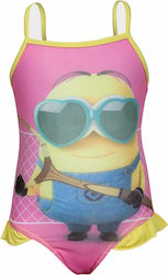 Minions Kids Swimwear One-Piece Yellow.
