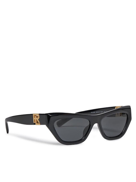 Ralph Lauren Women's Sunglasses with Black Plastic Frame and Black Lens RL8218U 500187