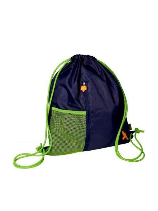 Kidslife Kinder Rucksack Beuteltasche Grün 35cmcm