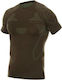 Brubeck Sweatshirt Militär in Khaki Farbe
