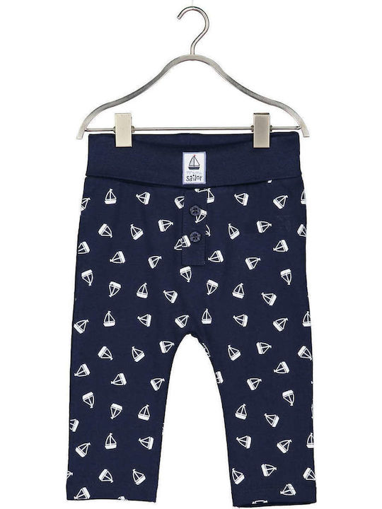 Pantaloni de Trening pentru Copii Culoare Full Face Albastru