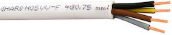 Adeleq Cablu De Alimentare Alb 1m H03VV-F Adeleq Cablu De Alimentare Alb 1m H03VV-F