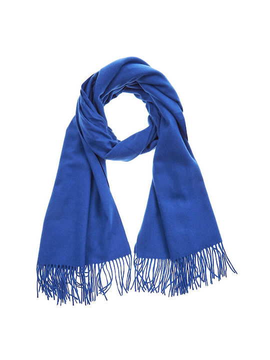 Verde Women's Wool Scarf Blue