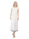Summer Midi Dress White