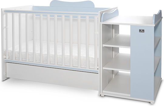 Lorelli Πολυμορφική Κούνια White/Baby Blue
