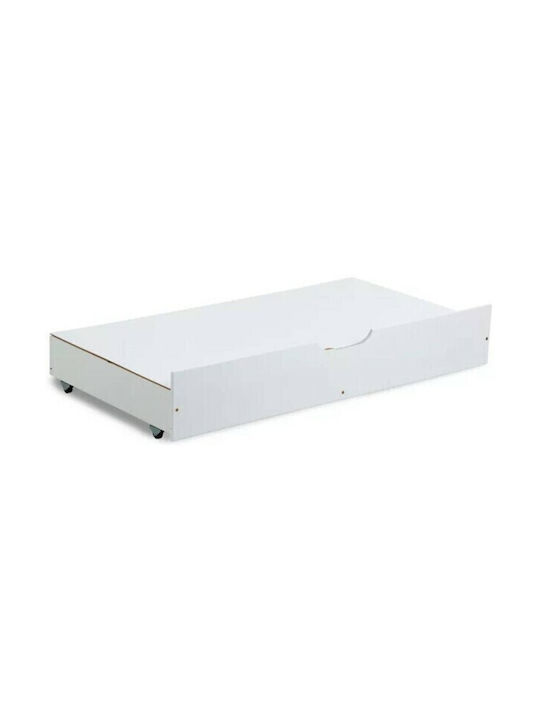 Klups Βρεφική Κούνια Λευκή για Στρώμα 60x120cm