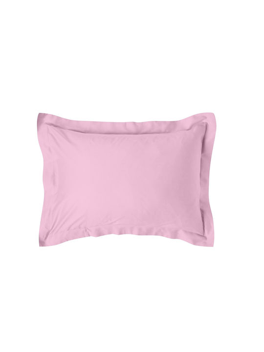 24home.gr Σετ Μαξιλαροθήκες Oxford Pink 50x70εκ.