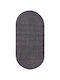 Silk Fashion 1751 Χαλί Ορθογώνιο Καλοκαιρινό από Γιούτα Dark Grey 60x130cm