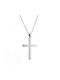 Goldsmith Damen Weißgold Kreuz 14K