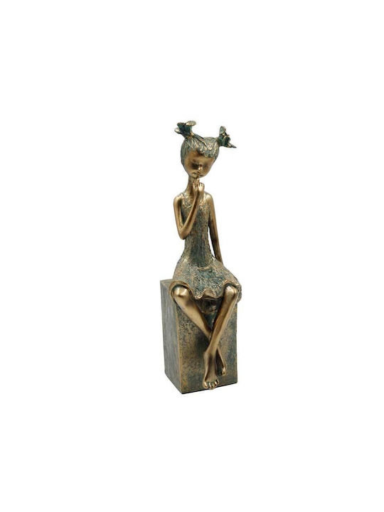 24home.gr Decorative Figure Polyresin 11x11x33cm 1pcs