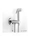 Almar Wall Mounted Bidet Faucet Silver