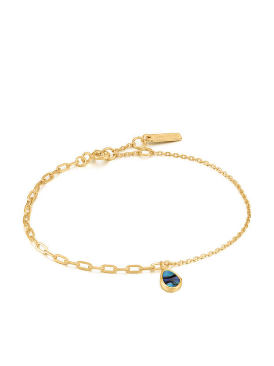 Ania Haie Silver Chain Hand Gold-plated Length 19cm