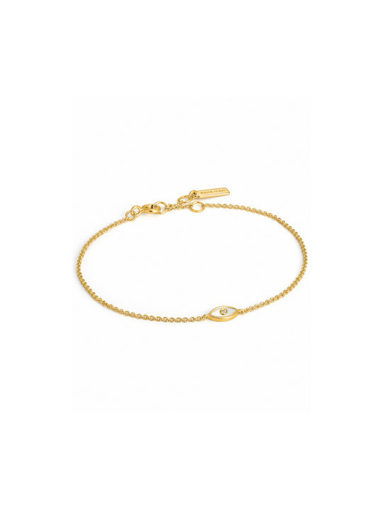 Ania Haie Women's Silver Hand Chain Gold Plated