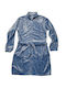 Cool Winter Women's Fleece Robe Petrol