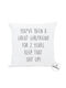 I-Total Personalized Great Girlfriend Sofa Cushion White 30x30cm