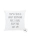 I-Total I-Total Throw Pillow Sofa Cushion Great Boyfriend White 30x30cm