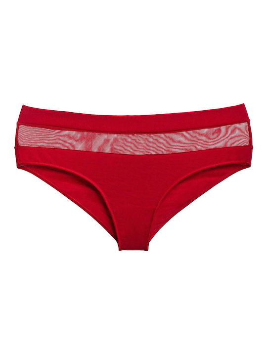 Dreams by Joyce High-waisted Women's Slip Burgundy