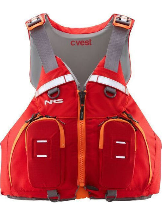 NRS Adults Life Jacket for Water Sports Red